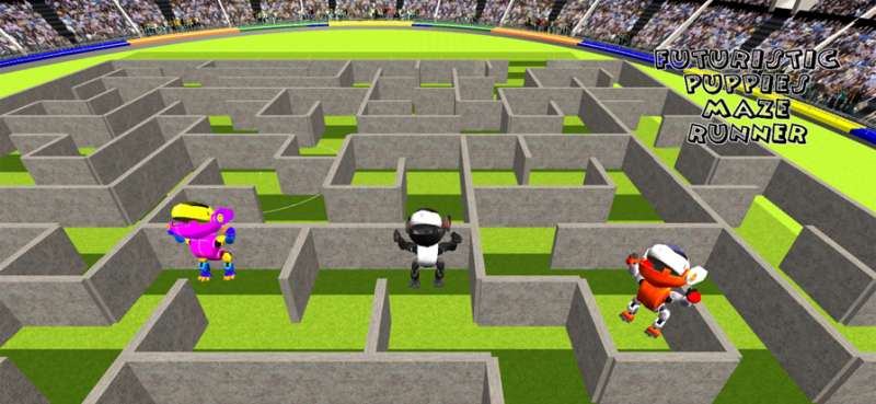 Futuristic Puppy Maze Runios版3