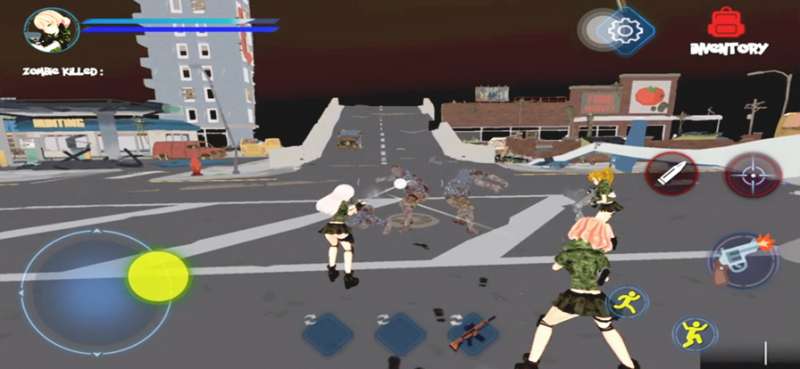 Anime Zombie Hunter Simulatorios版5