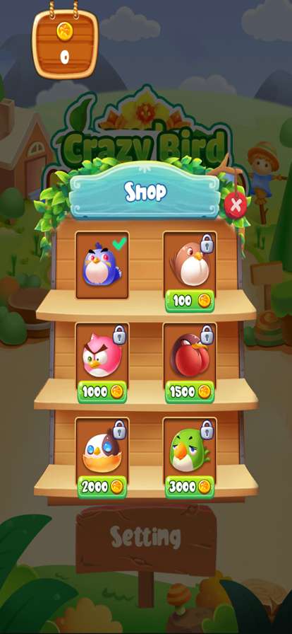Crazy Bird Drop Bounceios版1