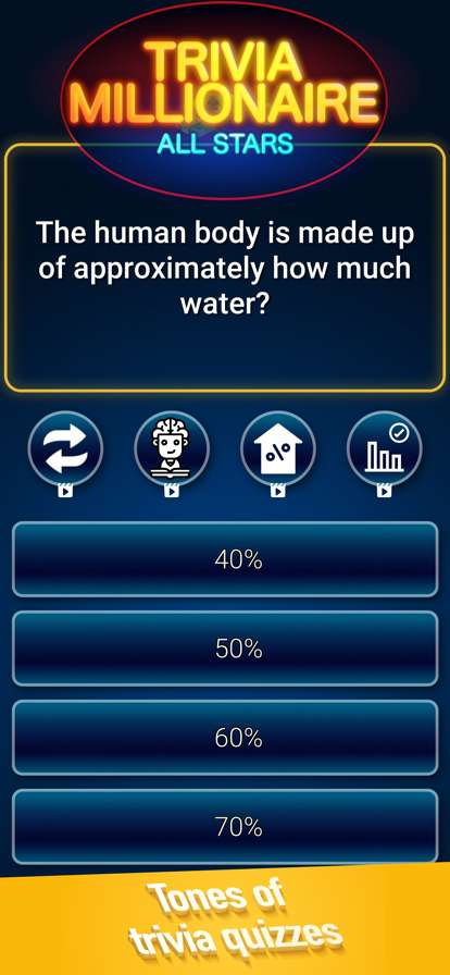 Trivia Millionaire All Starsios版3