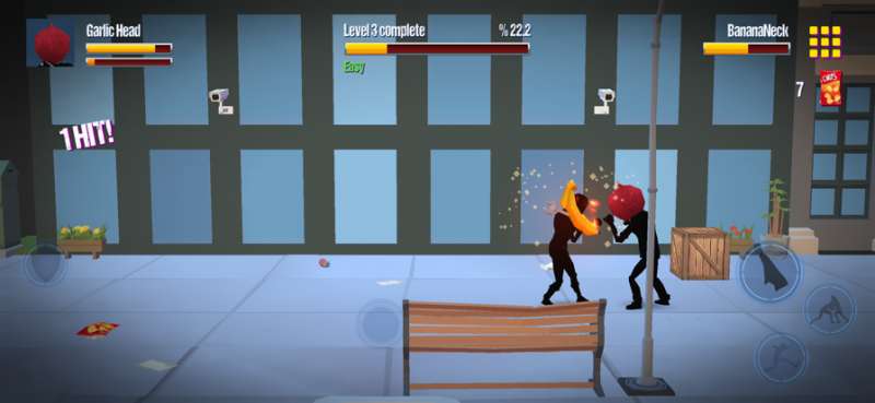 Stickman Street: Food Fighterios版5