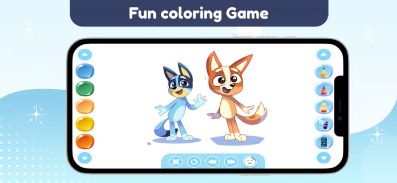 Bluey Glitter Book art Appios版1