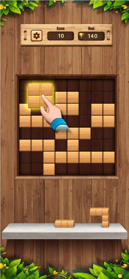 Block Puzzle Wood Jewelsios版4