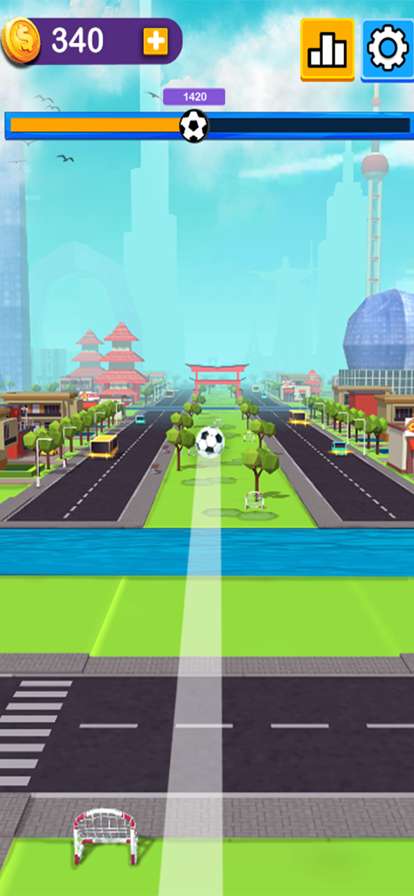 Flick Soccer Kicking Gameios版2