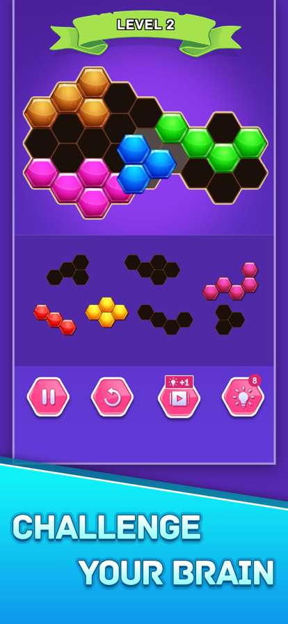Hexa Block Puzzle Game Maniaios版1
