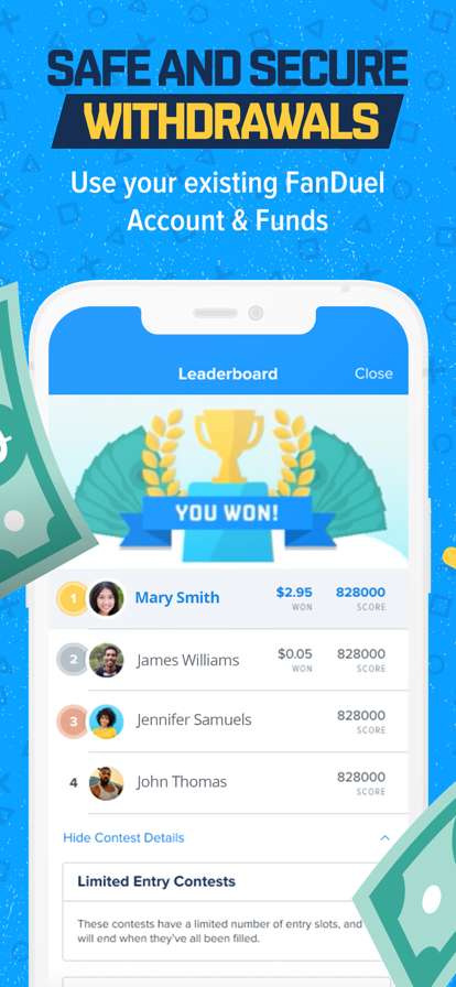 FanDuel Faceoffios版5