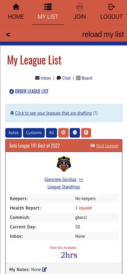 Basketball Sim Leaguesios版1
