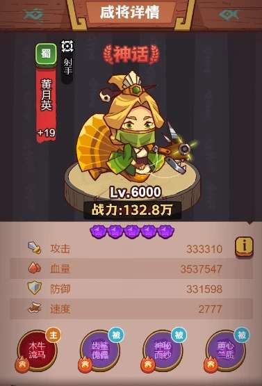 咸鱼之王黄月英怎么样