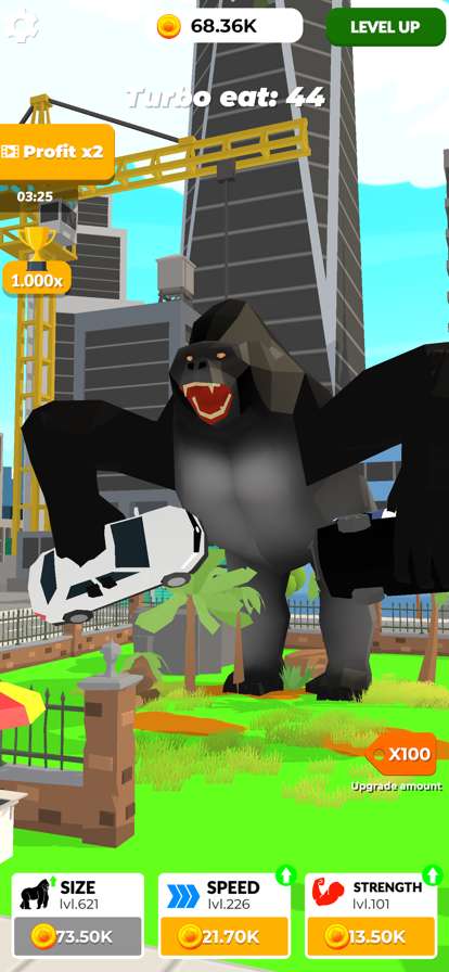 Idle Gorilla: Evolution Empireios版1