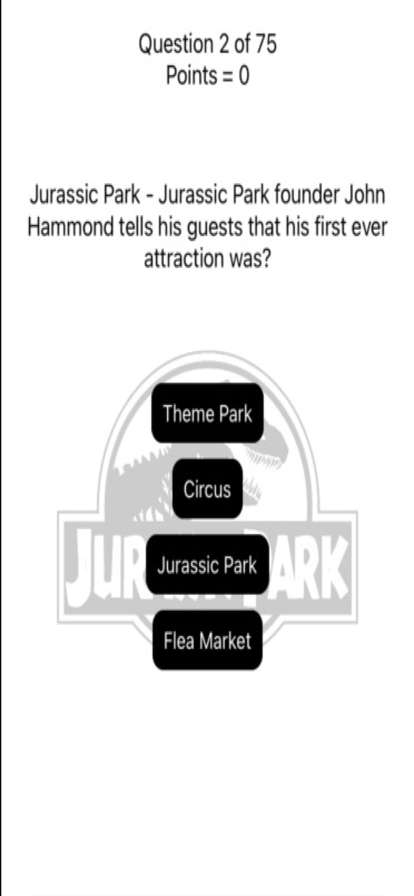 Jurassic Park Quizios版2