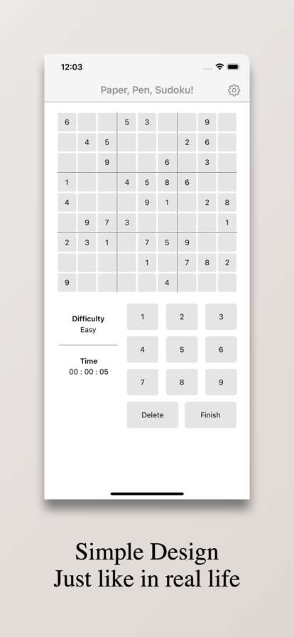 Paper, Pen, Sudoku!ios版1