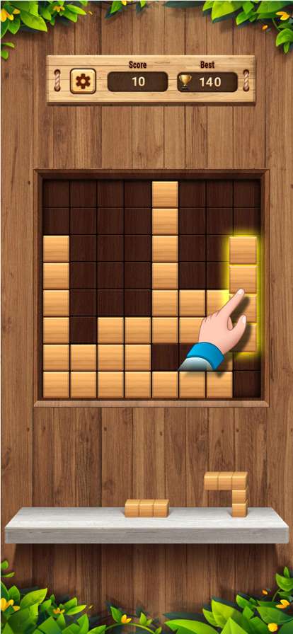 Block Puzzle Wood Jewelsios版1