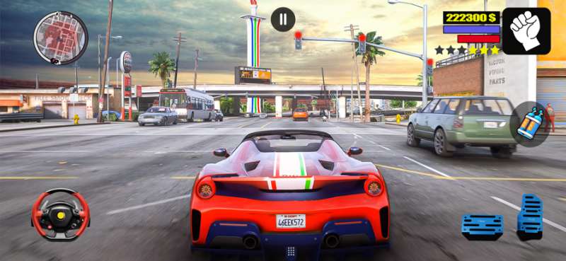 大佬汽车盗窃副镇犯罪游戏ios版1