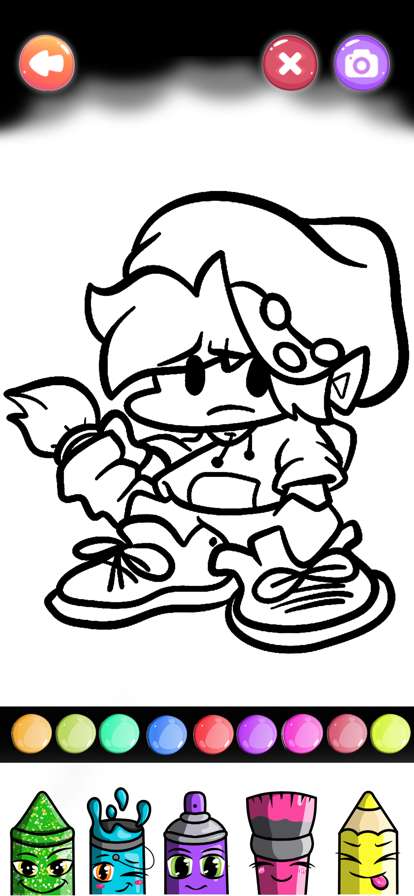 Coloring : Dance Battle Nightios版1