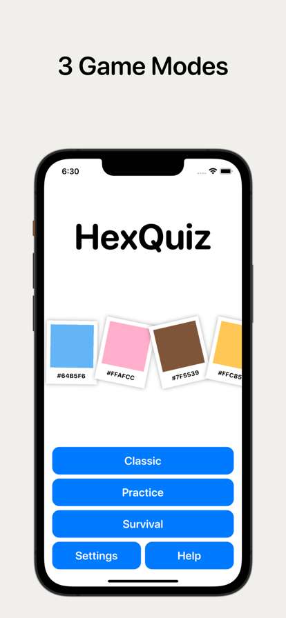 HexQuiz: Color Guessing Gameios版3