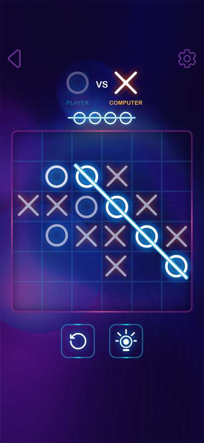Tic Tac Toe Glowios版1