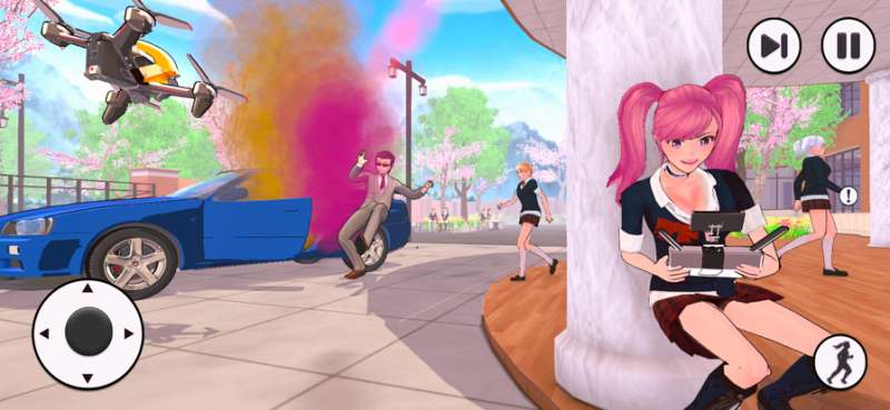 日本动漫高的学校坏的女孩模拟ios版0