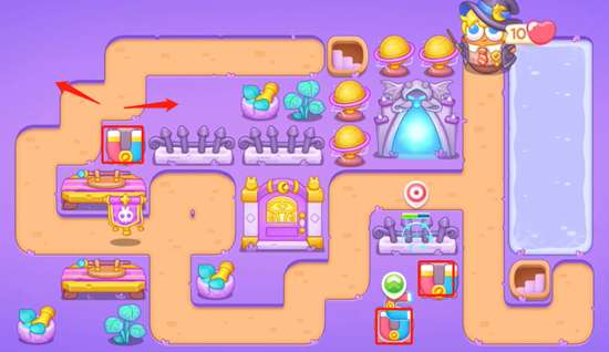 保卫萝卜4阿波与魔法宝藏第47关怎么过 阿波与魔法宝藏第47关通关攻略