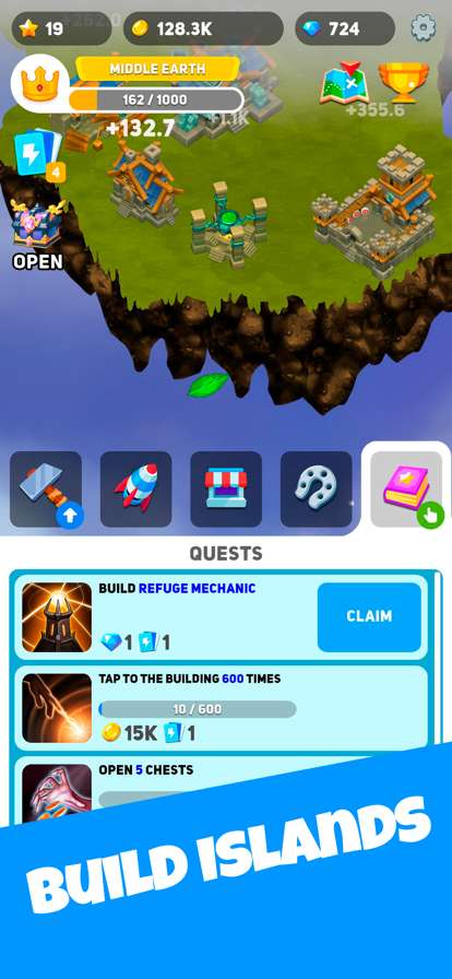 Idleville: Idle Kingdom Tycoonios版0