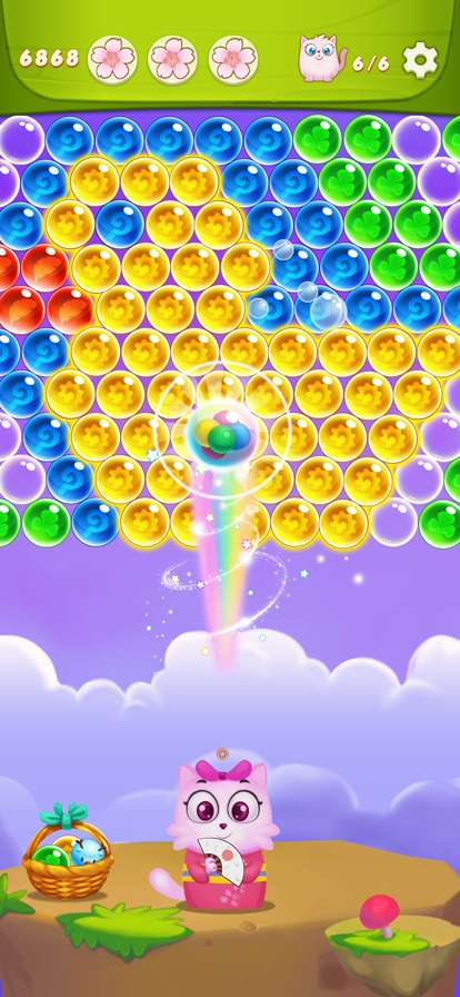 泡泡射击:猫流行游戏ios版2