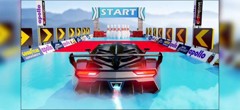 Rooftop Jump Car Stunts Racingios版0