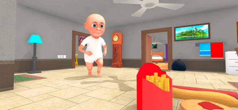 Giant Fat Baby Simulator 3Dios版0
