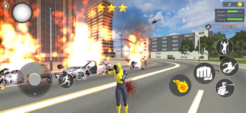 Flying Spider Hero: Crime Cityios版0