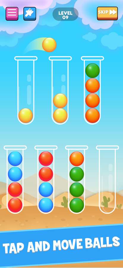 Ball Sort Puzzle: Sort Colorsios版0